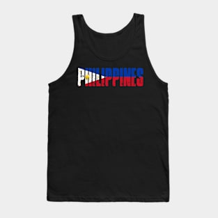 Philippines Flag Art Vintage Tank Top